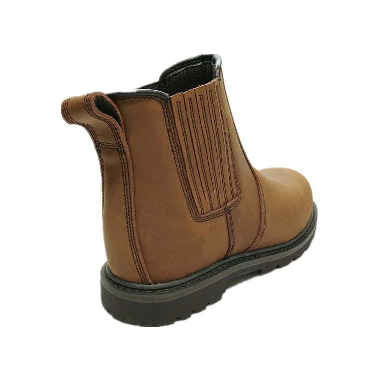 Morning Glory Footwear Crazy horse leather safety boots with steel toe  hiking shoes work boots