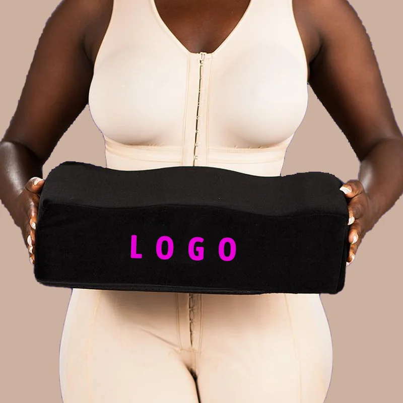 Factory Custom Logo Function Pillow Post Surgery Recovery Memory Sponge Foam BBL Butt Pillow Set With Bag