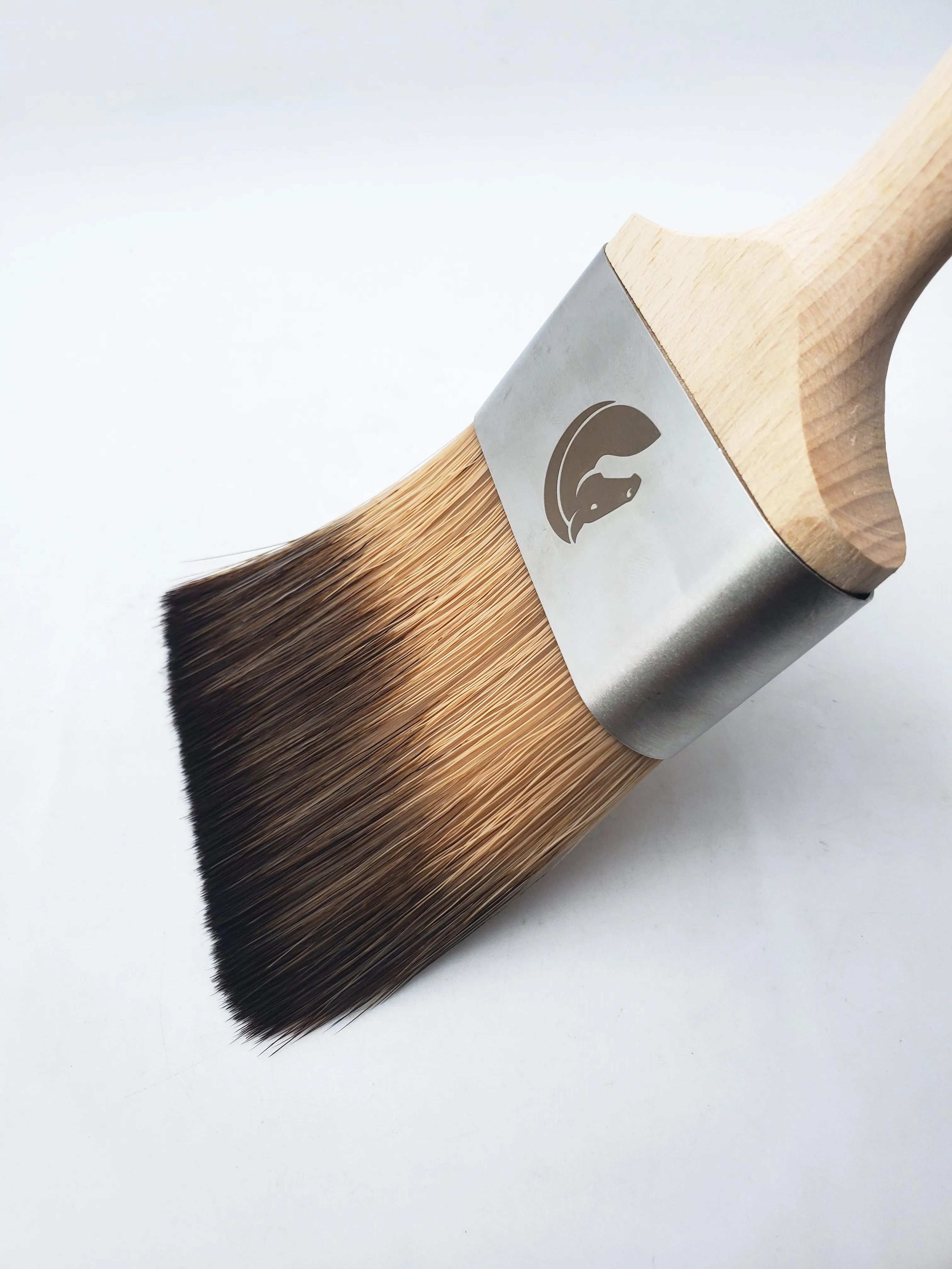 chopand new production high quality Seamless horse logo paint roller nylon brush wooden handle paint brush