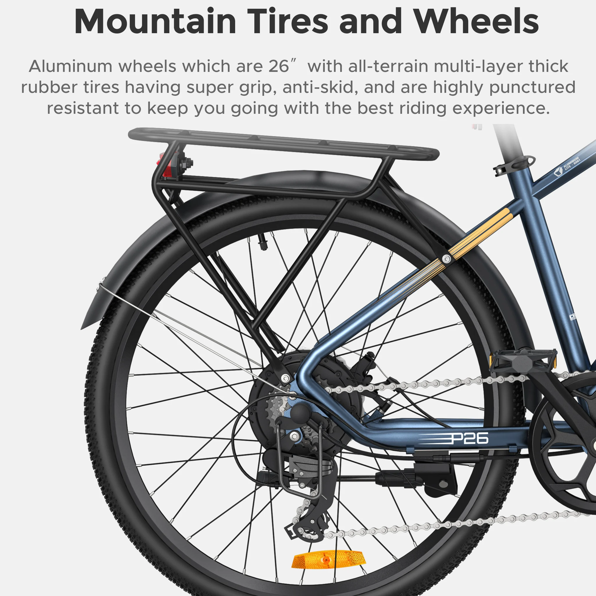 USA EU UK warehouse 26inch Snow Ebike 250W City electric bicycles 5-7days can get the bikes ENGWE P26