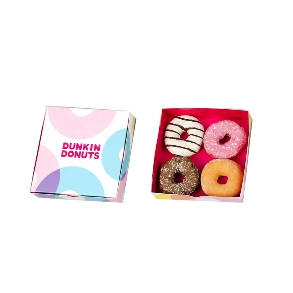 Manufacturer Custom Party Gift Exquisite Foldable Brownies Sushi Donut Pastry Cookie Cake Packaging Boxes