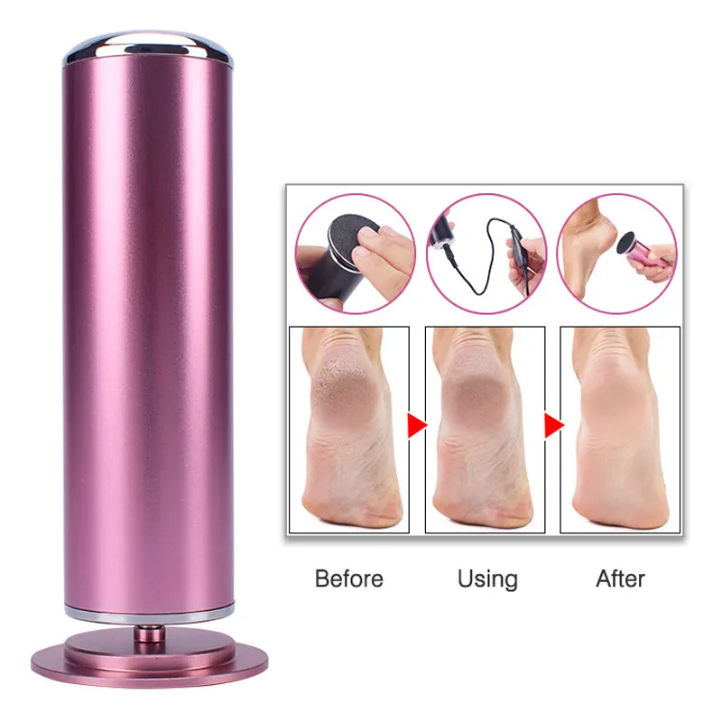 Electric Pedicure Tools Foot Care File Leg Heels Remove Dead Skin Callus Remover Feet Clean Care Machine & Replacement Sandpaper