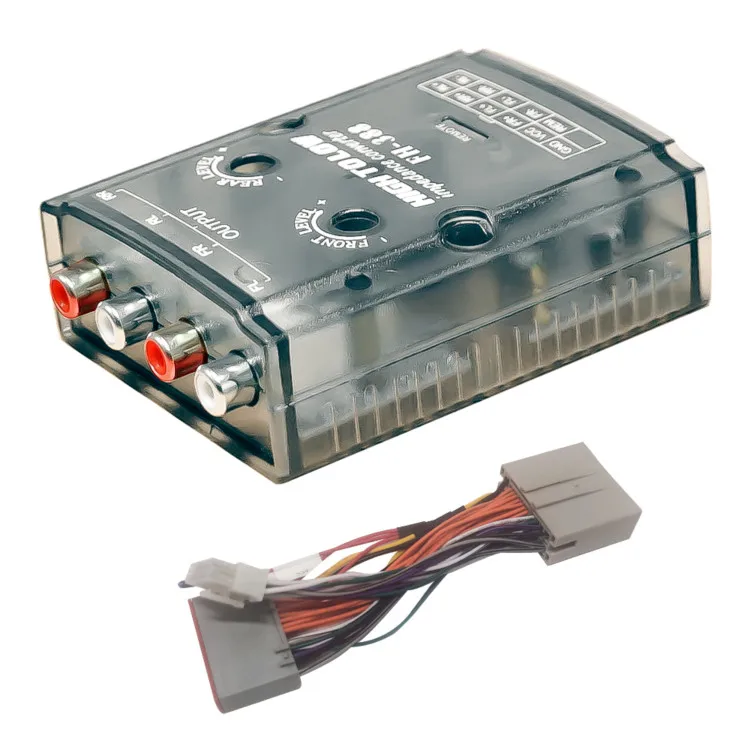 High to Low Impedance Converter car Audio Amplifier Adapter Special for Ford Lincoln Mercury without Amplified THX Sound System