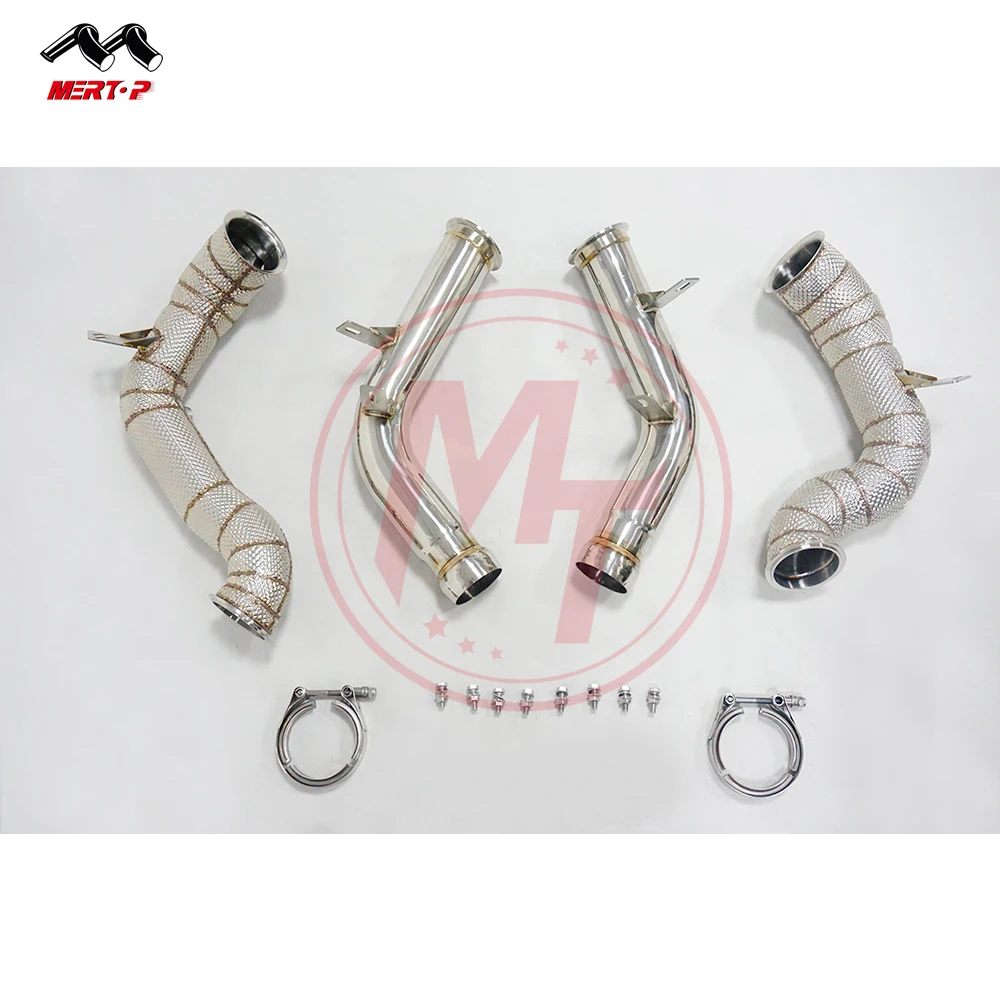  Mertop Racing 3 5 'W213 AMG E63 E63S M177 4 0 T V8 водосточная труба без катка с тепловым экраном 2016