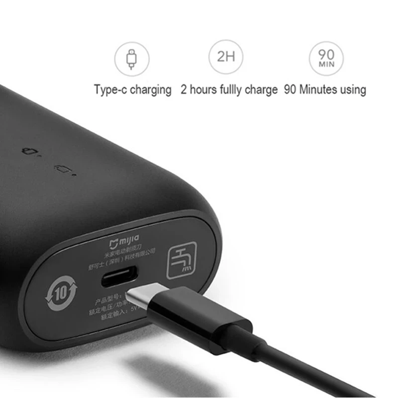 Original Portable Mini Waterproof Quiet Motor Xiaomi Mijia Mi Beard Trimmer 2 Electric Shaver S100