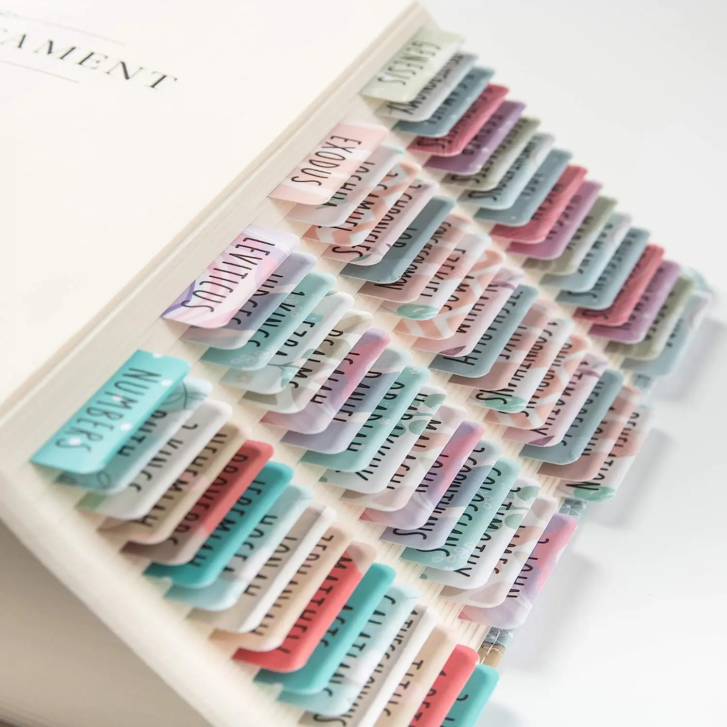 Personalized Bible Journal Labels Large Print Easy to Read Laminated Bible Tabs