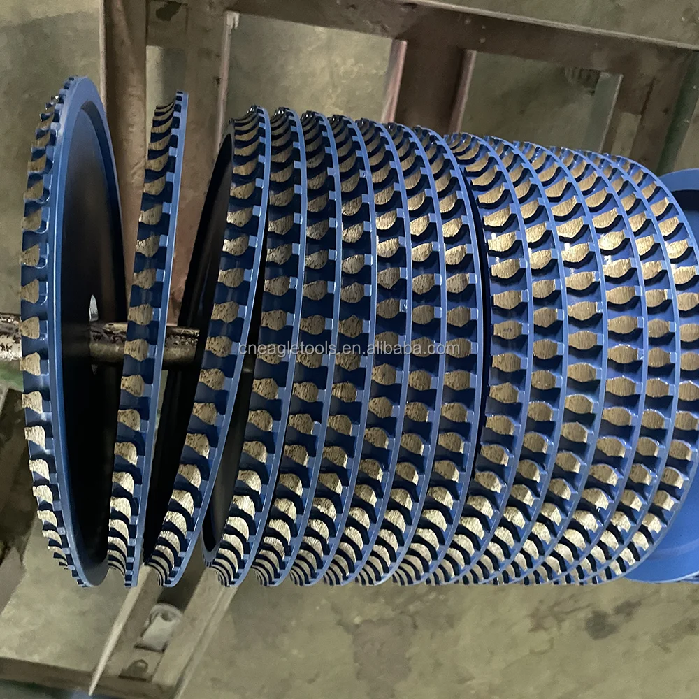 Premium Quality Diamond Segmented Grinding Tools Half Bullnose Diamond Profile Wheel for Stones Worked on Brdge Saw