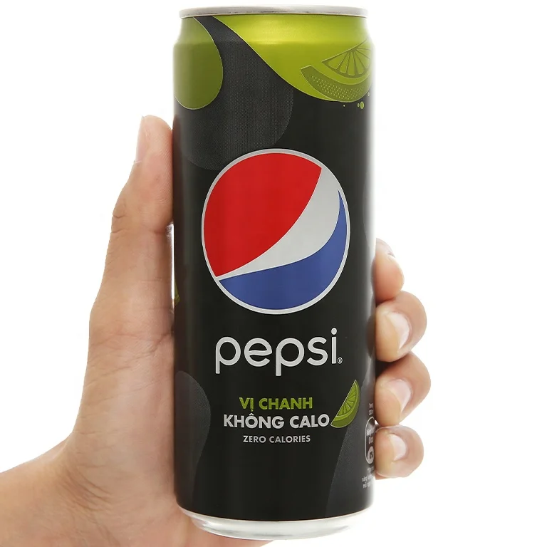  Лучшая цена консервный ароматизатор лимона PEPSI без калорий 330 мл Pepsi Вьетнам