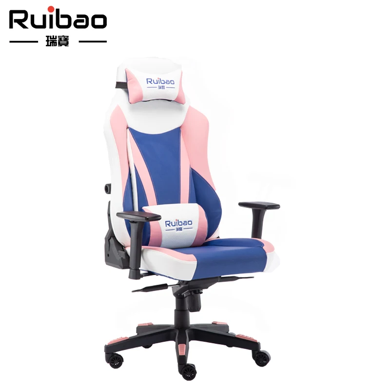 New Fashion Metal Frame PU Leather  Gaming Chair Racing Chair Swivel Tilt  With 3D Armrest (1600498819279)