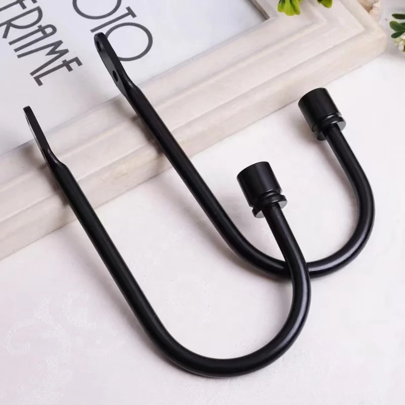 U Shape Drapes Hold Back Tieback Aluminum Alloy Wall Curtain Hooks Luxury