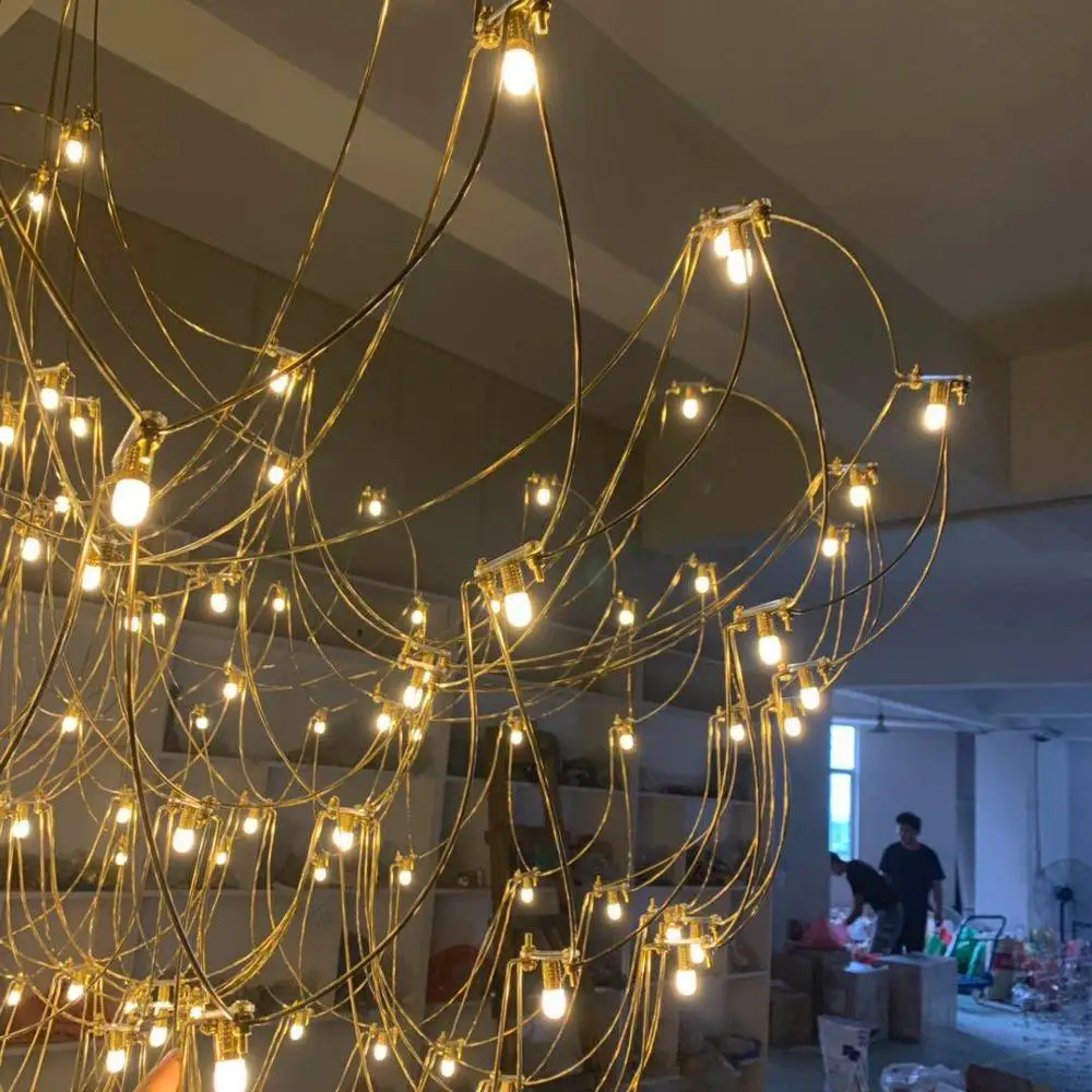ECOJAS A3 Hotel  Heart-shaped chandelier home decoration pendant light