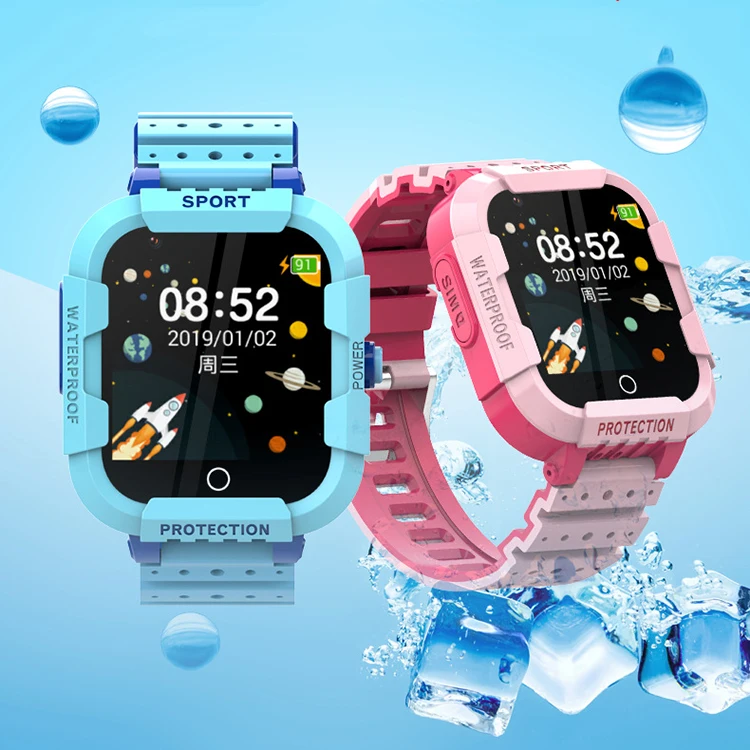 New Arrival DF75 Kids Mobile Watch GPS SOS Smart Monitoring Calling Kids Smart Watch with Camera