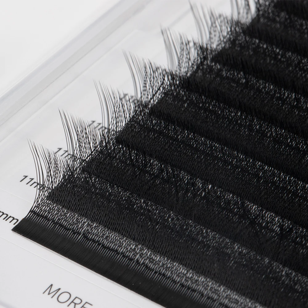 SP EYELASH Soft Matte Volume Lashes 3DW 5DW 8DW YY W Shaped Lashes Natural Russia Black Eyelash Extension