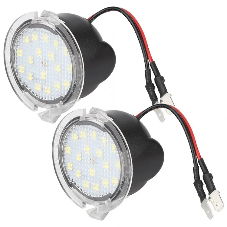 12V круглой боковой светодио дный спереди под автомобиль зеркало светодио дный светильник авто чехол для Ford край Mondeo MK5 Телец