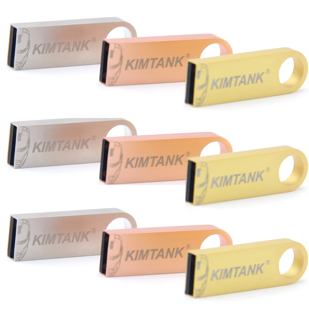 high Speed 32gb 64gb memoria disk cel USB stick gift Custom logo metal USB flash drive  4GB pen drive