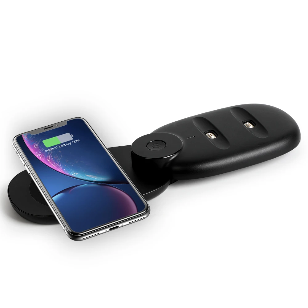 
NTE new Style magnetic power bank 4000mah portable wireless charger station 