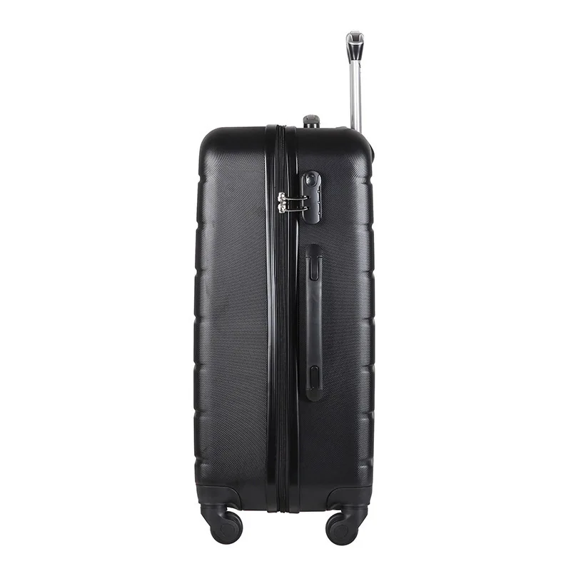 Cheapest 3PCS suitcase set ABS with universal wheels for business travel boarding box, wholesale for gift giveaway or promotion