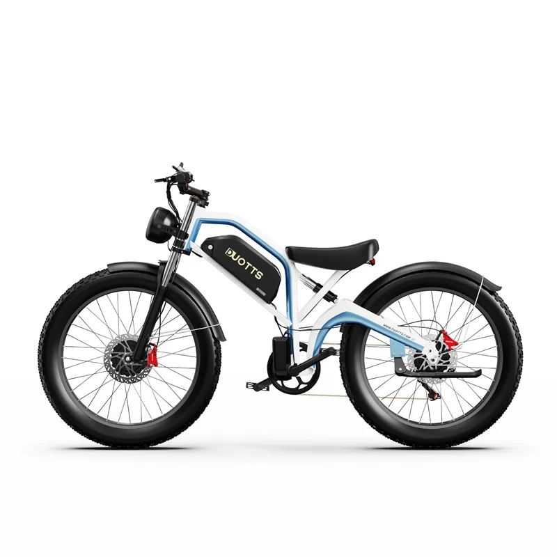 DUOTTS N26 2024 New Electric Bike 48V 20AH 750W*2 Dual Motor 26 Inch Fat Tire Electric Bike Adult Shimano 7 Speed  55 km/h