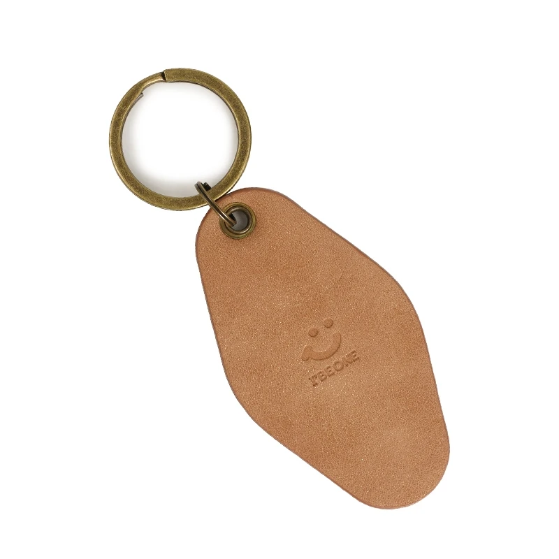 DAQIDO Hotel Keychains Multicolor Genuine Leather Keychain