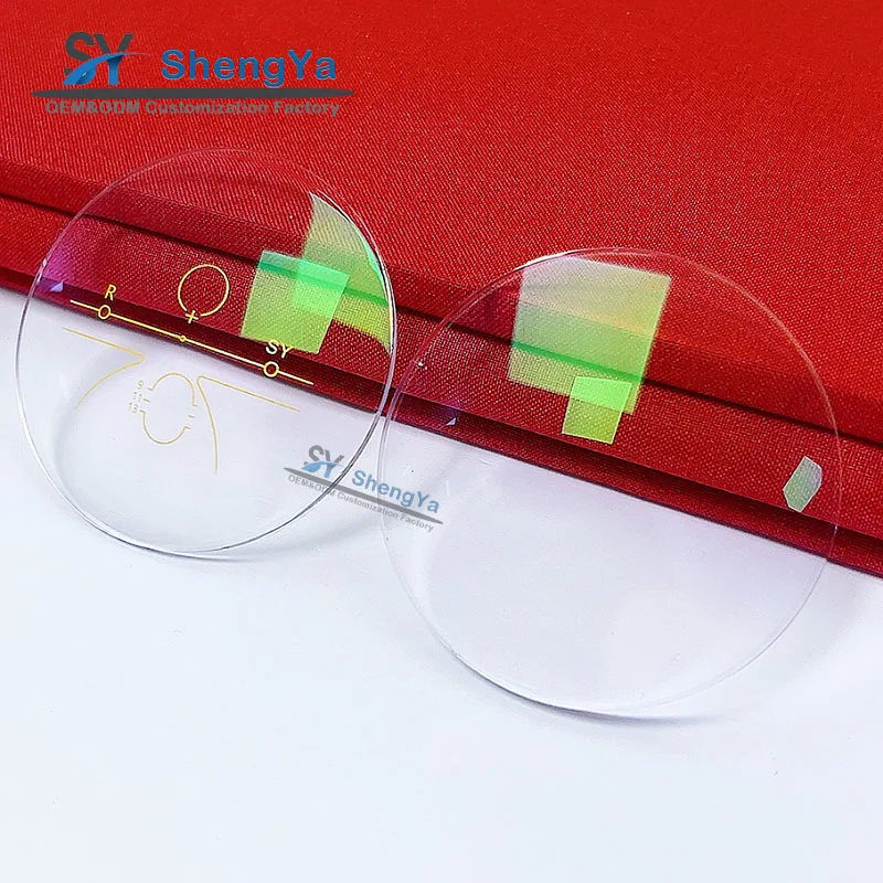 1.56 Hmc Progressive Photochromic Blue Cut UV420  Lentes Opticos Optic Lens Optical Prog Anit Blue Lenses