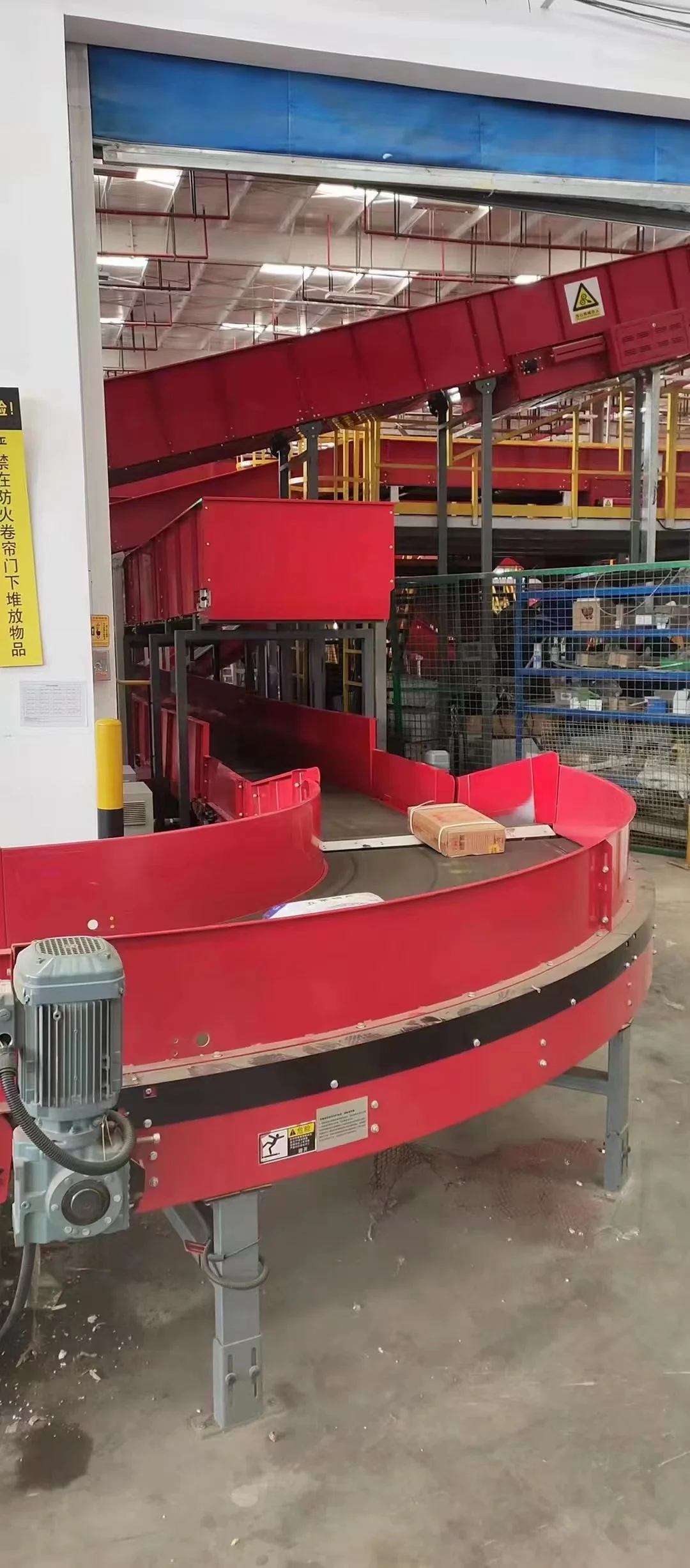 Professional Turn Conveyor Producer Heavy Duty High Speed Logistic PVK Corner Conveyor