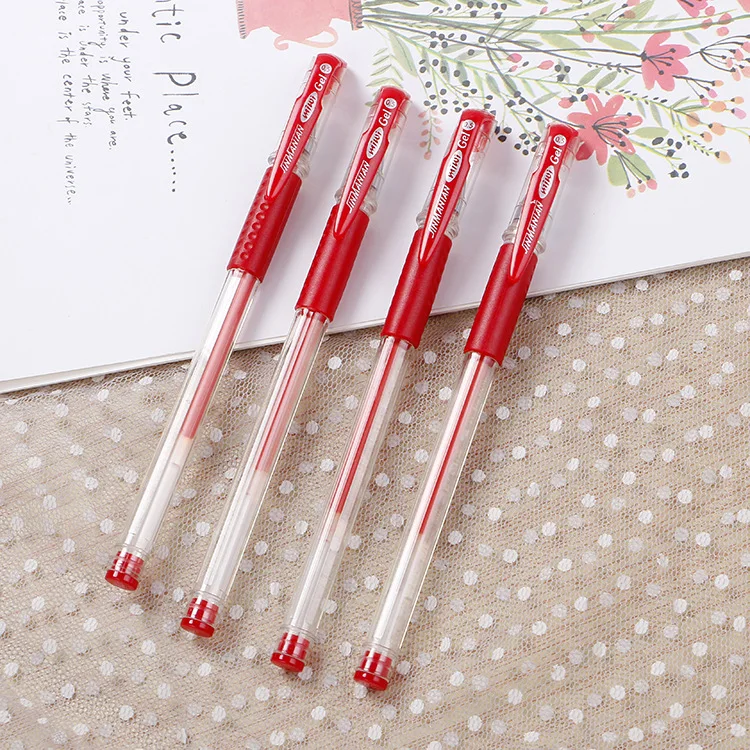 Hot Selling 0.5mm Gel pens Student Office Oil Gel Pen Supplies Promotional Gel Ink Pens