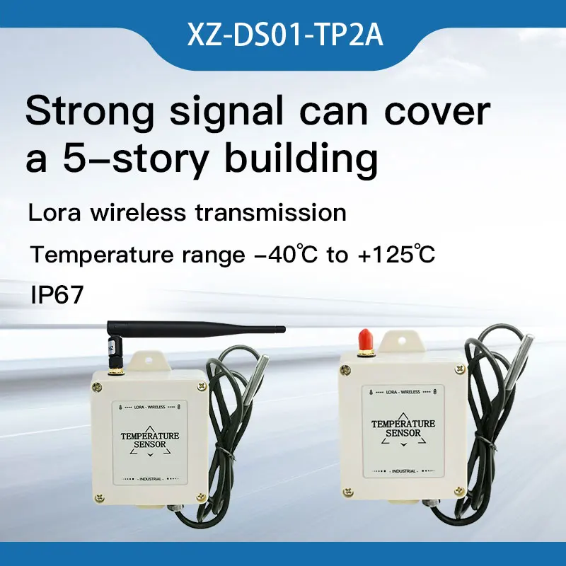 Freezer Temperature Sensor Data Logger Refrigerator Wireless Temperature Monitoring System with Lora Gateway