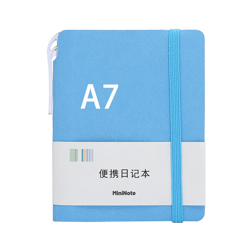 customized Portable Pocket Notebooks A6 /A7 School Journal Diary  A6  mini Journals With Pen