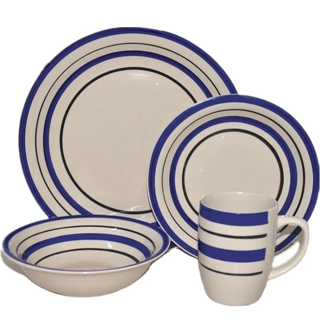 Fashion wholesale dinner set restaurant hotel used aparelho de jantar em porcelana tableware dinnerware set
