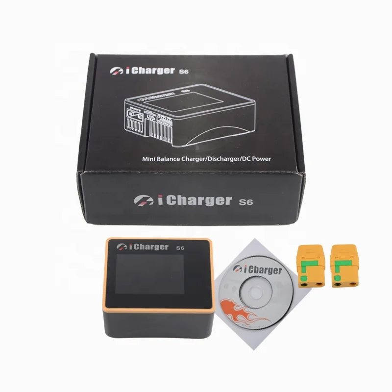 Icharger S6 X6 X8 X12 6S-12S 800-1100W 40A LCD Screen Smart Balance Battery Charger for Lipo/Life/Lihv RC Drone Model