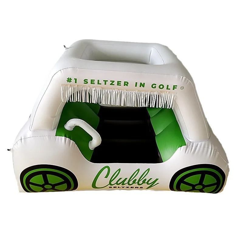 factory custom summer new style high quality thick funny pool and beach toys inflatable toys soft sofa golf car float for adults