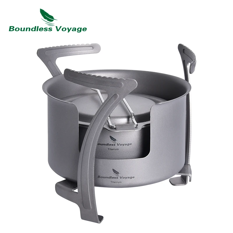Boundless Voyage Outdoor Camping Portable Ultralight Mini Alcohol Stove  Titanium Burner Alcohol Stove