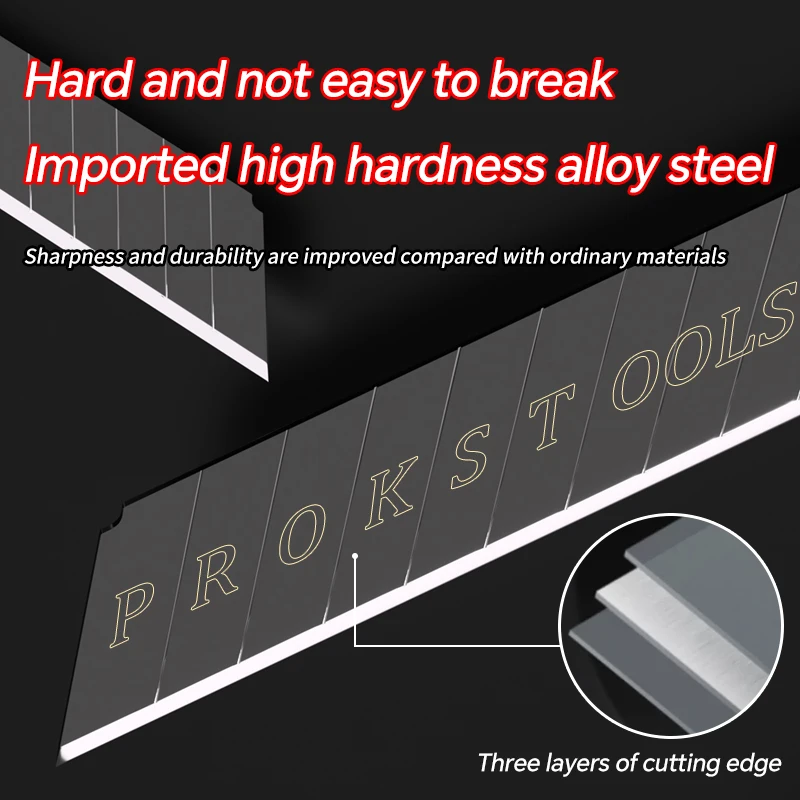 9/18mm Blades,Quality Carbon Steel Blades,Universal Blades,Utility Knife Replacement Blades,Sharp And Durable Blades