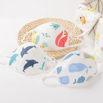 Оптовая продажа, Детская моющаяся сменная накладка на лицо с фильтром и принтом пыли