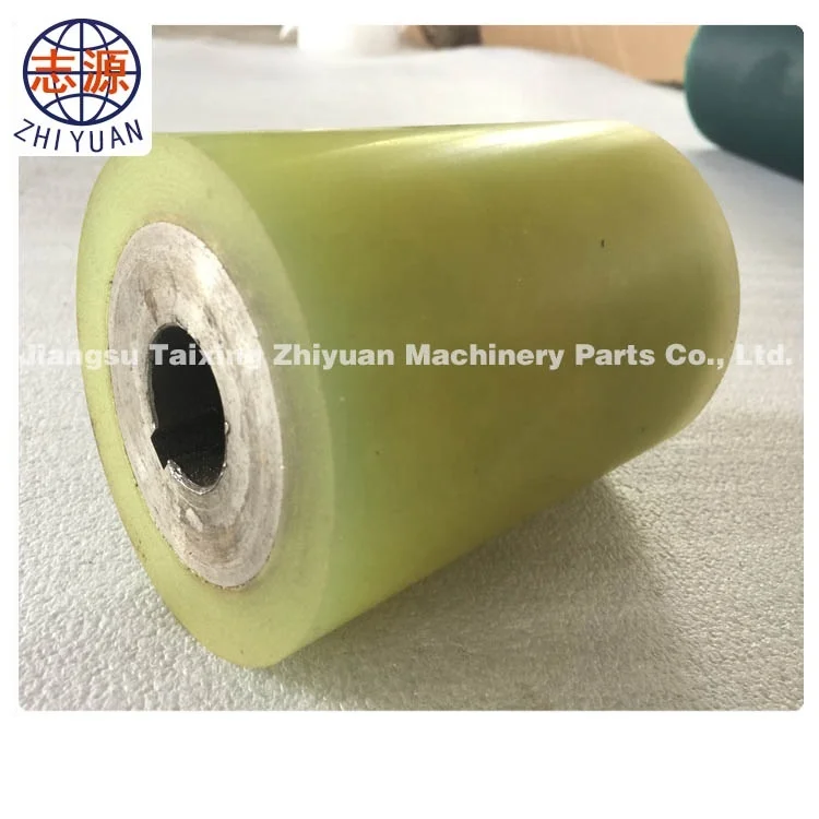 Custom Rubber Coated Roller Conveyor Belt Idler Rubber Roller