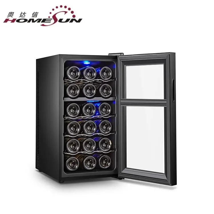 Custom Semiconductor Electric Refrigerator Dual Zone Wine Cooler Manufacturers 18 Bottle SAA