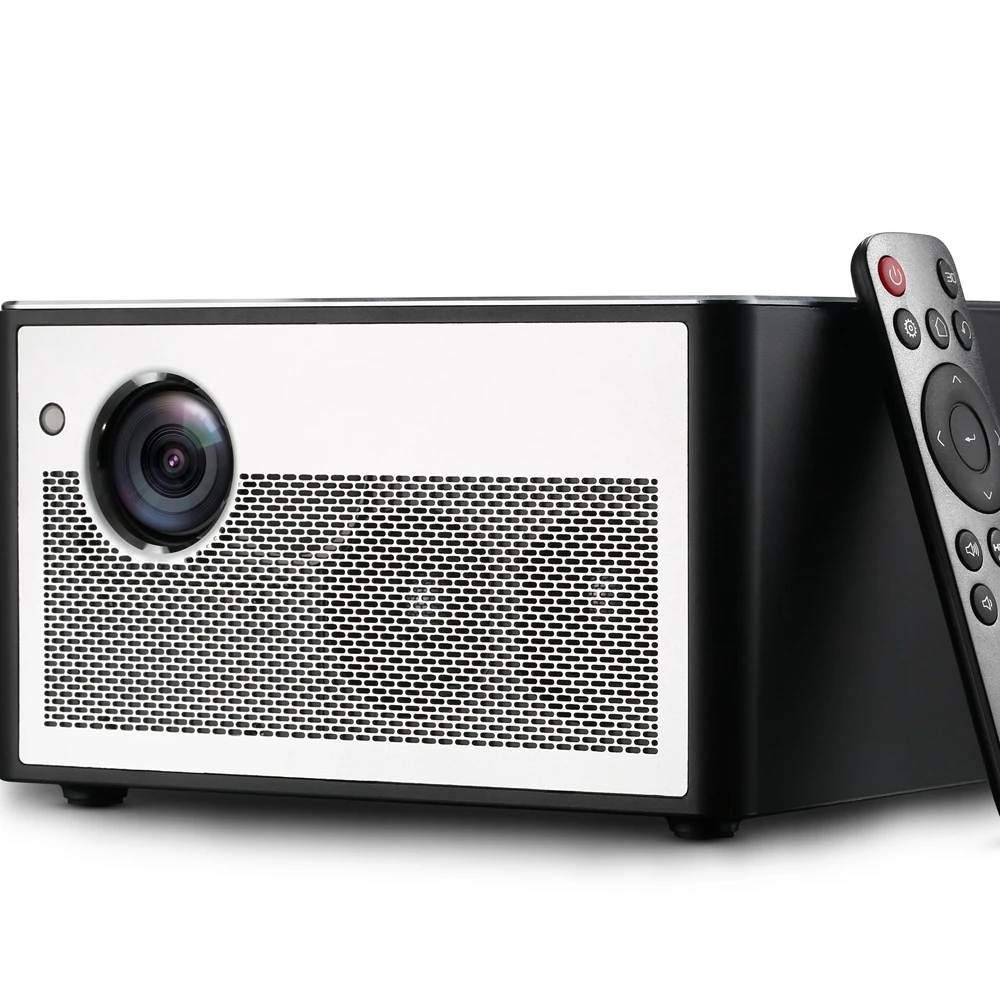 latest new  high brightness and 1080p resVIVIBRIGHT DLP Android WIFI Projector H1 Projector for Home Cinema Video Game