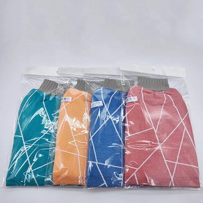 New Product Exfoliating Moroccan Hammam Mitt Kessa Scrub Glove Natural Hemp Exfoliating Bath Mitt Gloves