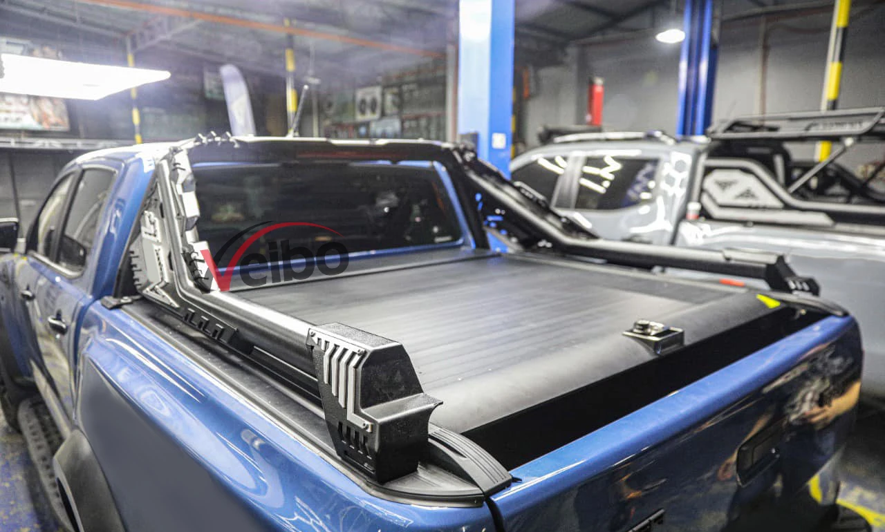 Pickup Truck Car 4x4 Accessories Aluminium Roller Lid Shutter Top Retractable Roll Up Tonneau Cover For Nissan Navara Np300 D40