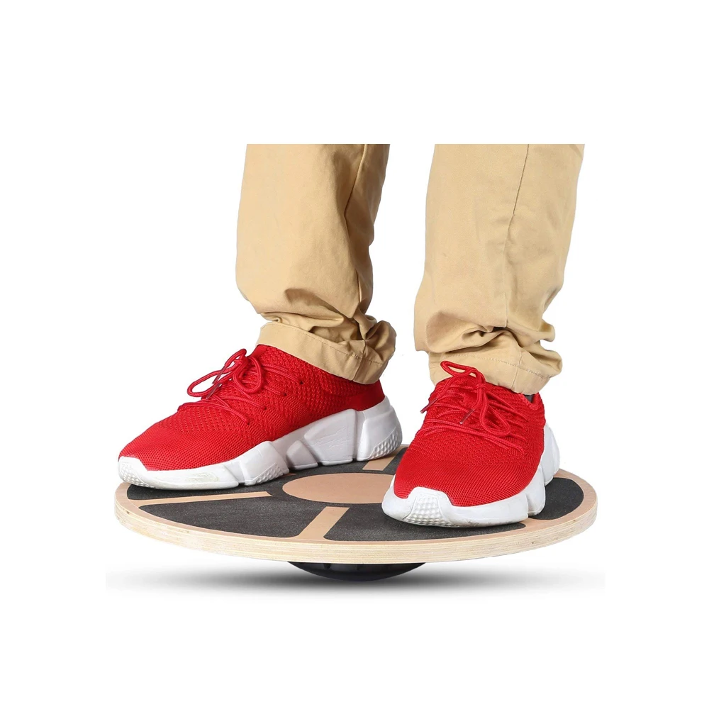 Балансировочная балансировочная доска для физиотерапии, балансировочная доска из бамбука