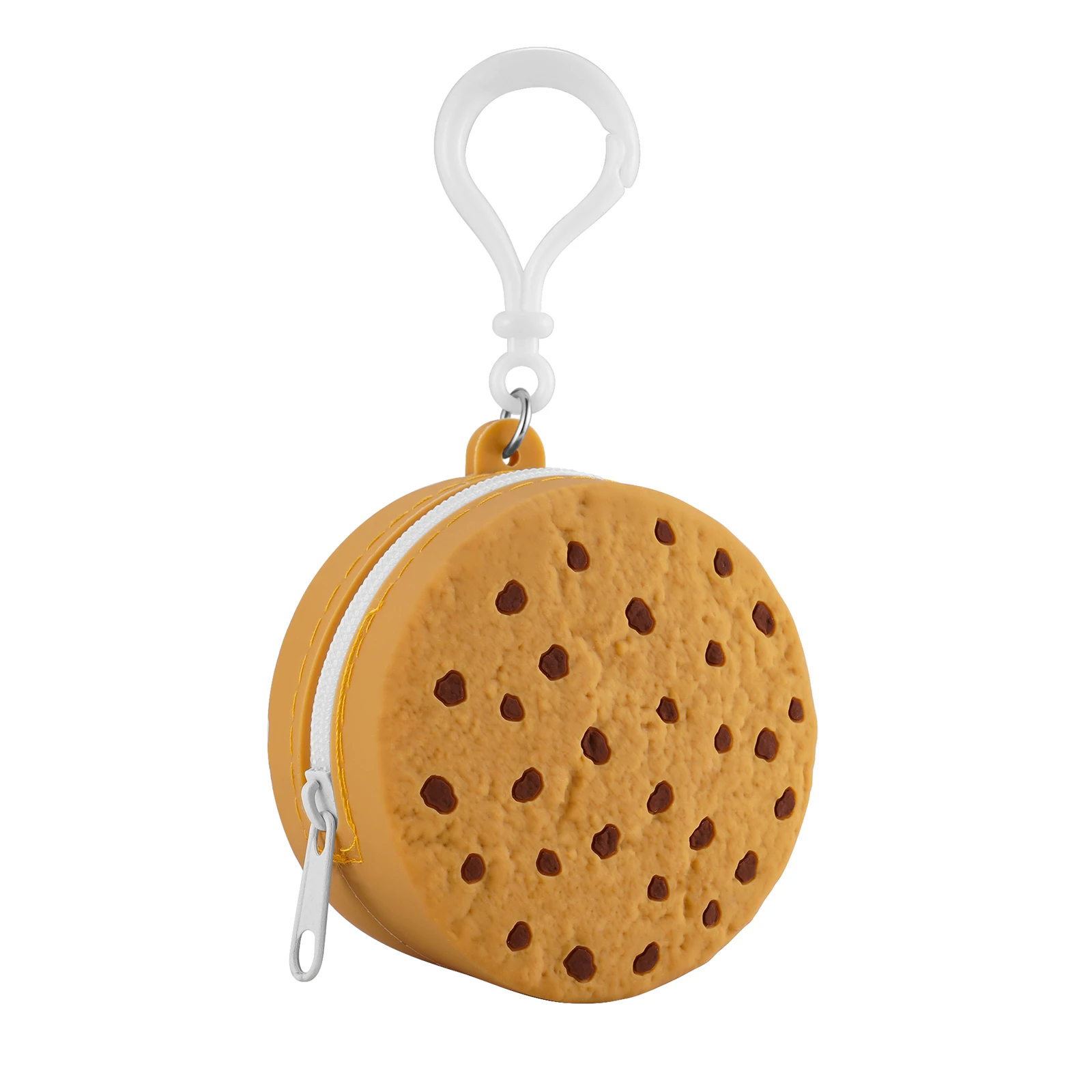 Factory Directly Sell Custom Food Grade Silicone hamburger Shape Silicone Coin Purse With Zipper