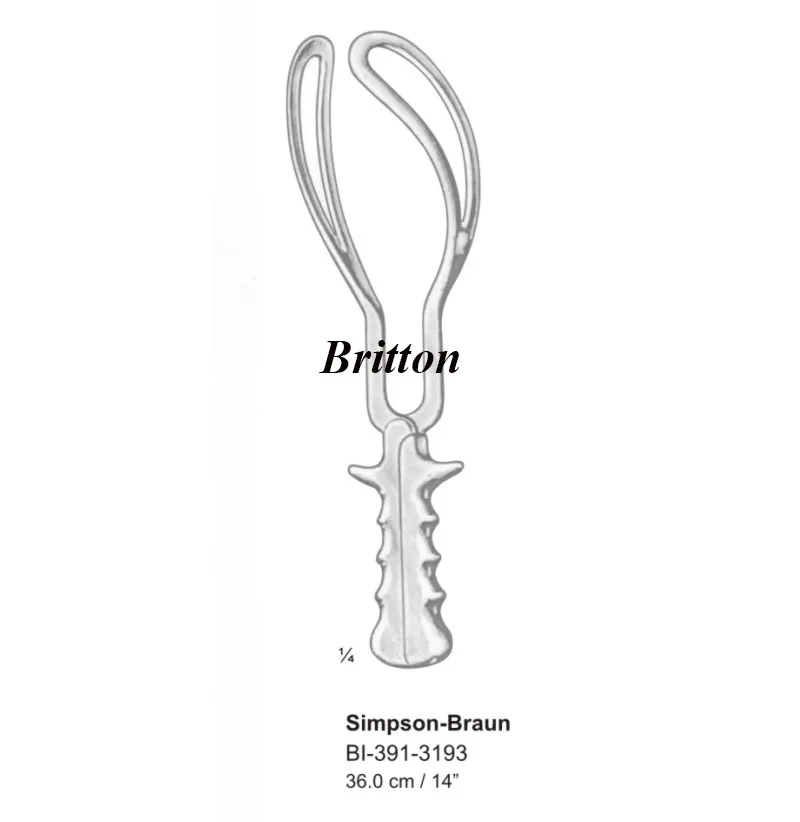 
SIMPSONS OBSTETRICAL FORCEP 36 CM 
