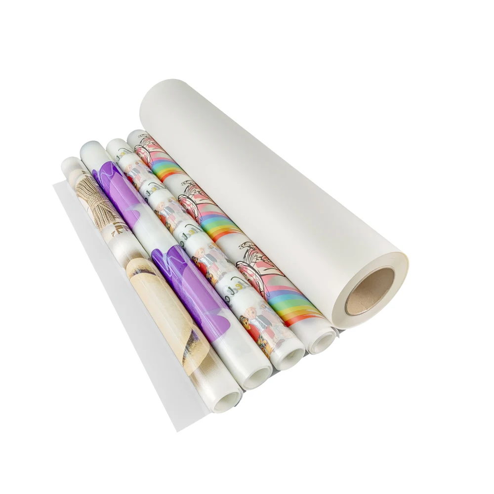 Colorful Picture Hot Peel Dtf Pet Film A4 Cold Peel Dtf 60Cm For Heat Transfer Film