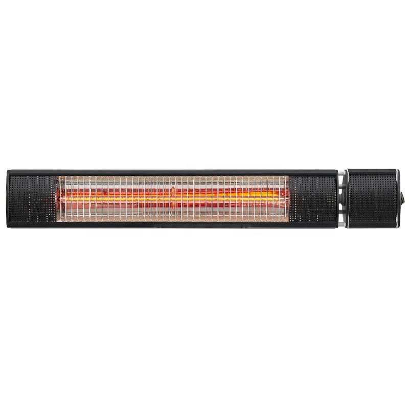 Waterproof IP65 wall mounted radiant patio heater with remote control