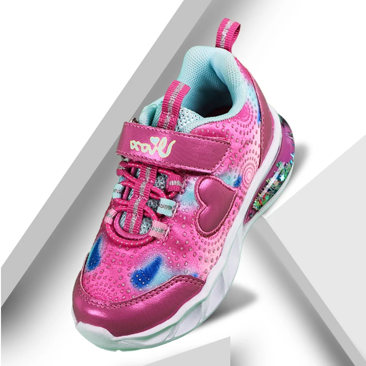 Легкие и блестящие светодиодные Детские Спортивные Повседневные кроссовки для детей