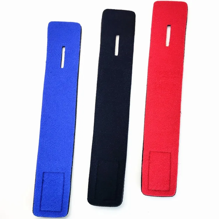Durable Multi-color Neoprene Customized Fish Accessories Tackle Tie Fishing Rod Straps With Adjustable hook and loop cable tie