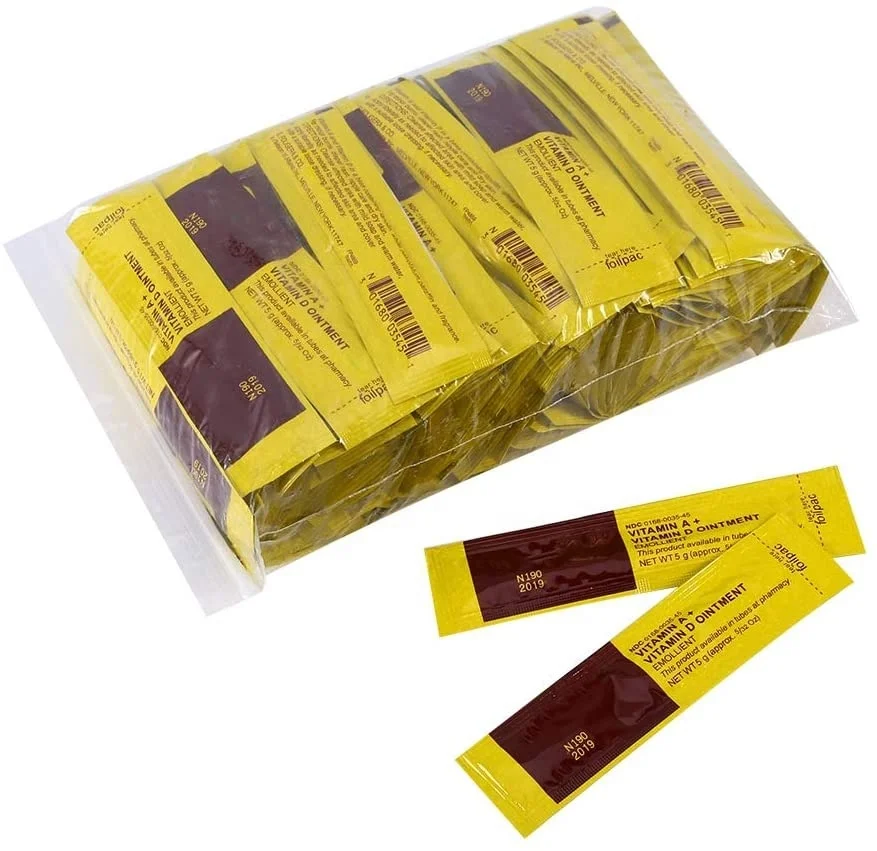 100Pcs 5G Permanent Makeup Repair Gel Tattoo Ointment Vitamin A&D Cream Microblading Accessories For Aftercare