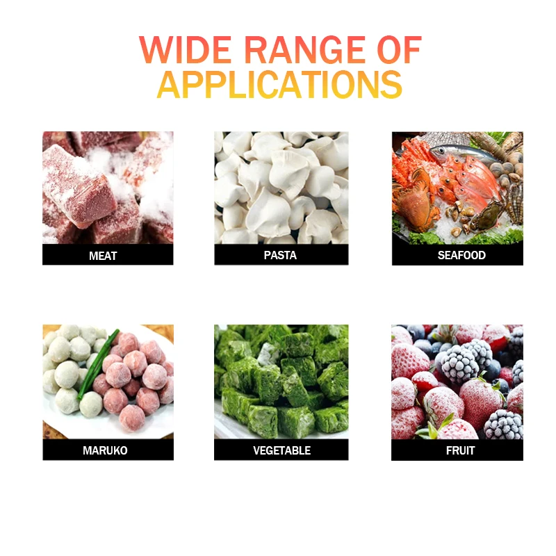 Huchuan IQF quick freezing tunnel frozen strawberry banana machinery