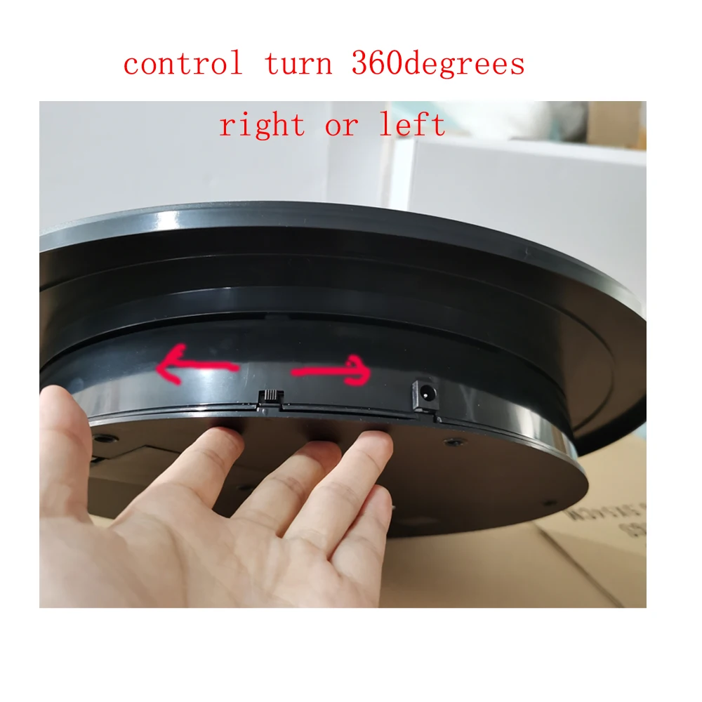 Battery and Electric 50KGS Heavy Load Weight Big Rotating 360 degrees Turntable For Mannequins Rotating Display Stand