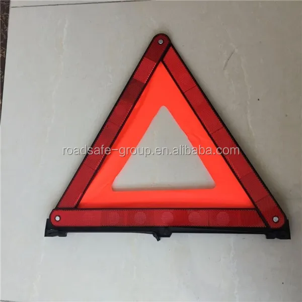 Road Warning triangle for Car emergency hazard safety reflective caution warning triangle sign reflector for vehicles